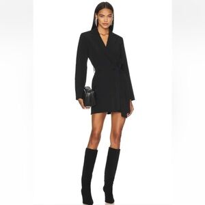 REMI X REVOLVE - Meghan Style Blazer Dress (black) Size 3X NWT